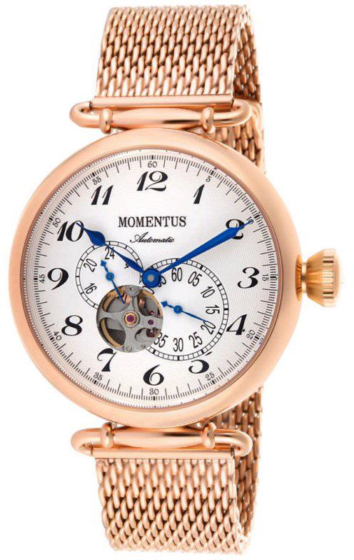 Momentus TM253R-02SR Takvimli 44 mm Rose Gold Çelik Kordon Analog Kol Saati