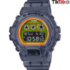 Casio DW-6900LS-1DR Takvimli 50 mm Mor Silikon Kordon Dijital Erkek Kol Saati