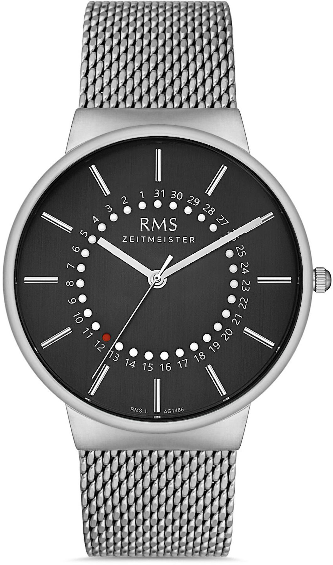 Romanson RMS.1.AG1486.03 Takvimli 42 mm Çelik Kordon Analog Kol Saati