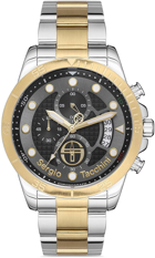 Sergio Tacchini ST.1.10202.3 Takvimli 42 mm Altın-Çelik Kordon Analog Kol Saati