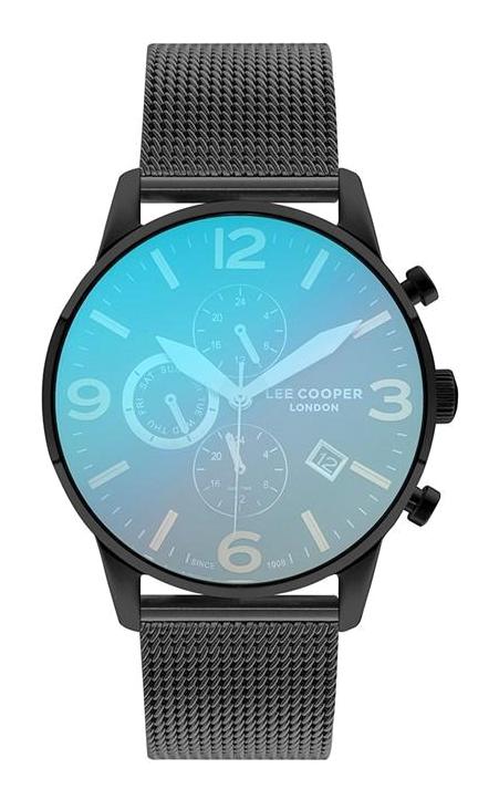 Lee Cooper LC07109.640 Takvimli 44 mm Çelik Kordon Analog Erkek Kol Saati