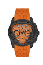 Daniel Klein DK.1.13679.5 Takvimli 45 mm Turuncu Silikon Kordon Analog Kol Saati