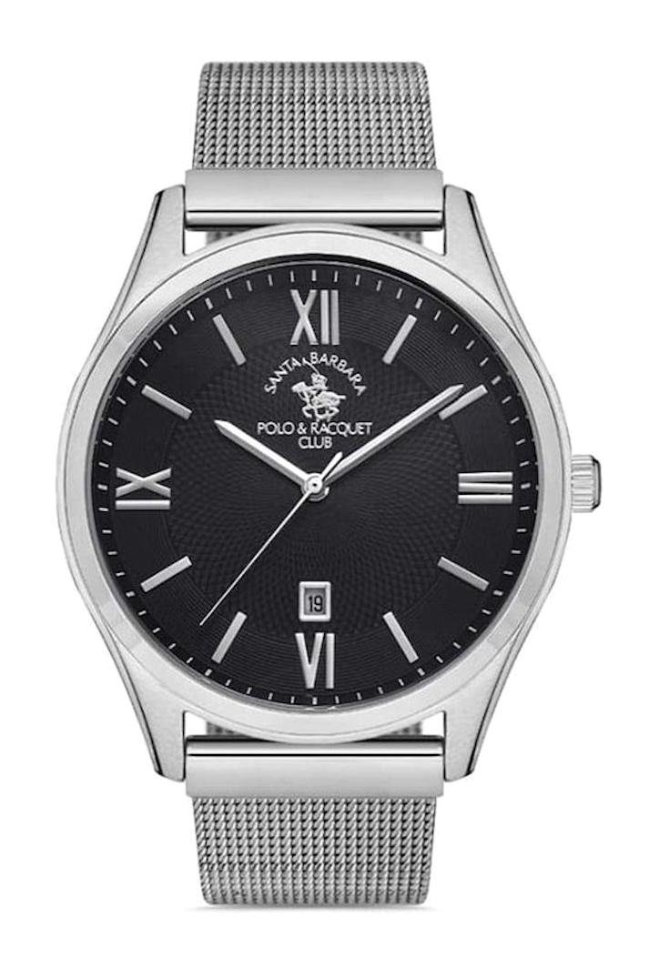 Santa Barbara Polo & Racquet Club SB.1.10236.2 Takvimli 43 mm Metal Kordon Analog Erkek Kol Saati