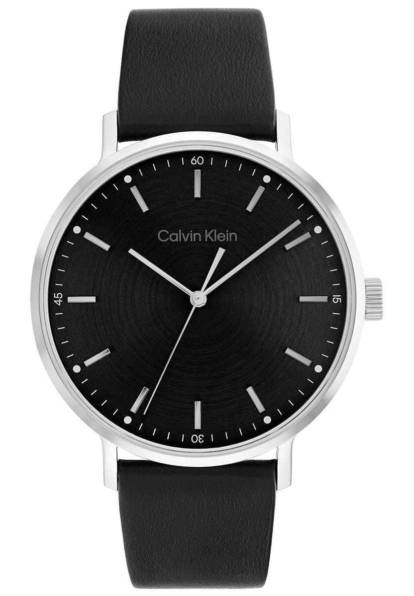 Calvin Klein CK25200050 42 mm Siyah Deri Kordon Analog Erkek Kol Saati