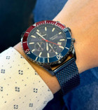Ferrucci FC.13709FM.02 Takvimli 43 mm Lacivert Çelik Kordon Analog Erkek Kol Saati