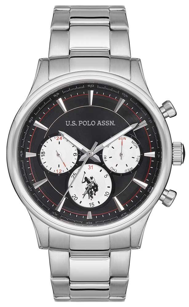 U.S. Polo Assn USPA1010-01 Takvimli 45 mm Çelik Kordon Analog Erkek Kol Saati