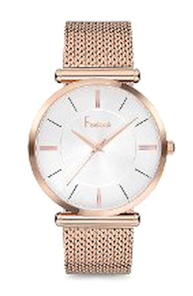 Freelook F.7.1012.05 42 mm Rose Gold Hasır Kordon Analog Erkek Kol Saati