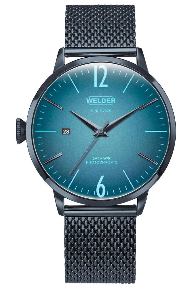 Welder Watch WRC435 Takvimli 45 mm Mavi Metal Kordon Analog Kol Saati