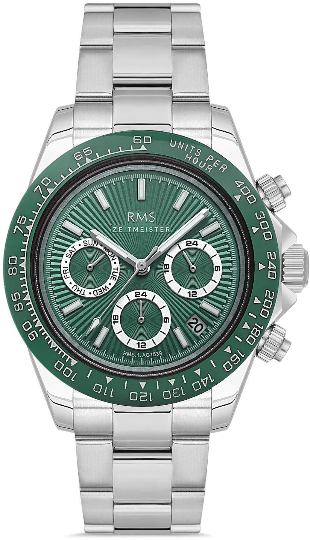 Romanson RMS.1.AG1539.04 Takvimli 41 mm Çelik Kordon Analog Kol Saati