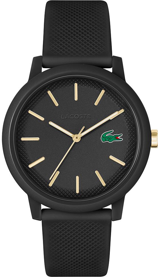 Lacoste LAC2011233 42 mm Siyah Silikon Kordon Analog Erkek Kol Saati