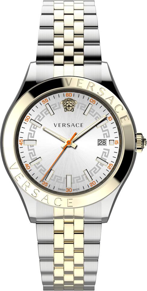 Versace VRSCVEVK01121 Takvimli 42 mm Altın-Çelik Kordon Analog Erkek Kol Saati