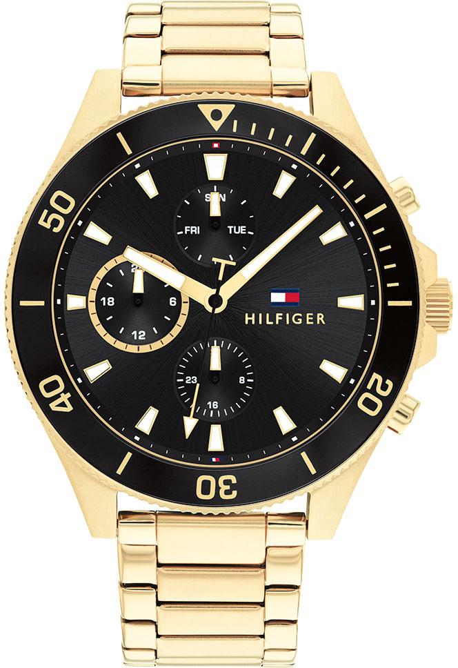 Tommy Hilfiger TH1791919 Takvimli 46 mm Altın Çelik Kordon Analog Erkek Kol Saati