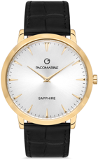 Pacomarine PM.19003.10 Takvimli 42 mm Siyah Deri Kordon Analog Kol Saati
