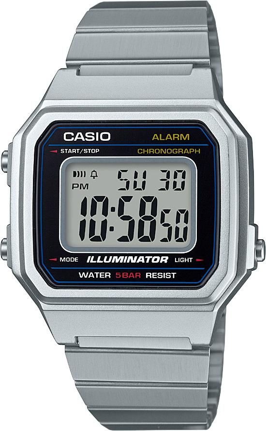 Casio B650WD Takvimli 41 mm Çelik Kordon Dijital Erkek Kol Saati