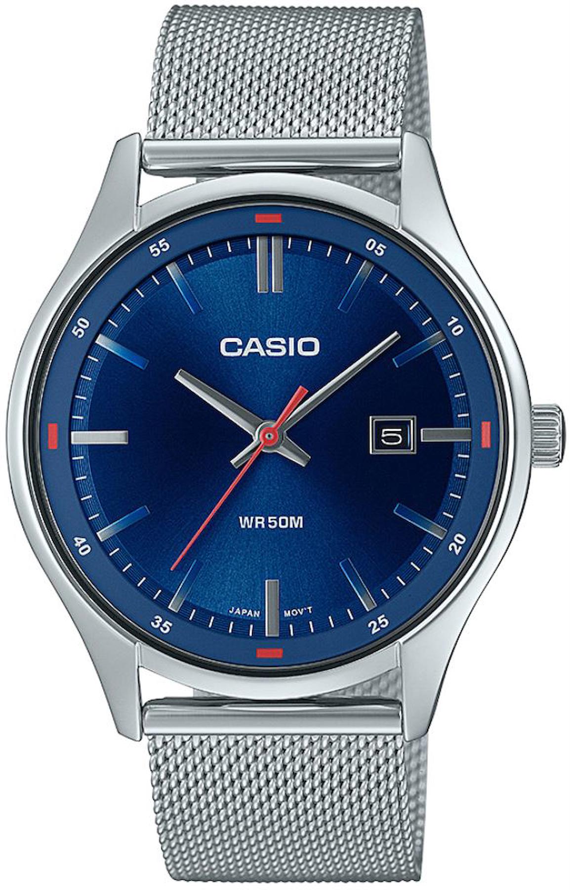 Casio MTP-E710M-2AVDF Takvimli 40 mm Çelik Kordon Analog Erkek Kol Saati