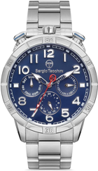 Sergio Tacchini ST.1.10184.3 Takvimli 42 mm Çelik Kordon Analog Kol Saati