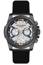 Lee Cooper LC07613.061-NM Takvimli 44 mm Siyah Deri Kordon Analog Erkek Kol Saati