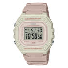 Casio W-218HC-4A2VDF Takvimli 43 mm Pudra Silikon Kordon Dijital Kol Saati