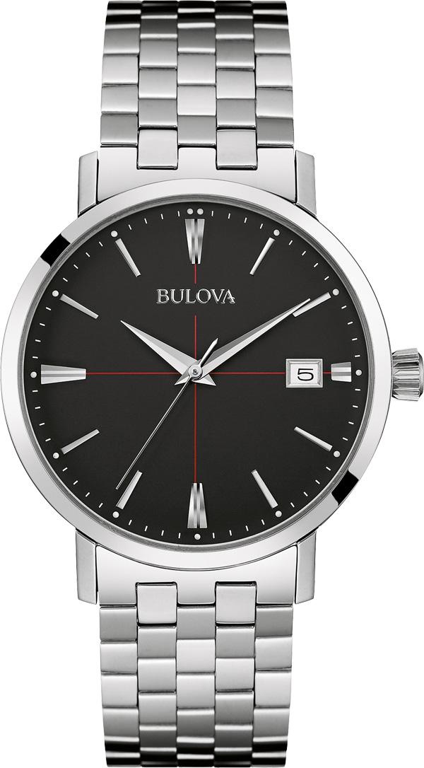 Bulova 96B244 Takvimli 39 mm Çelik Kordon Analog Kol Saati