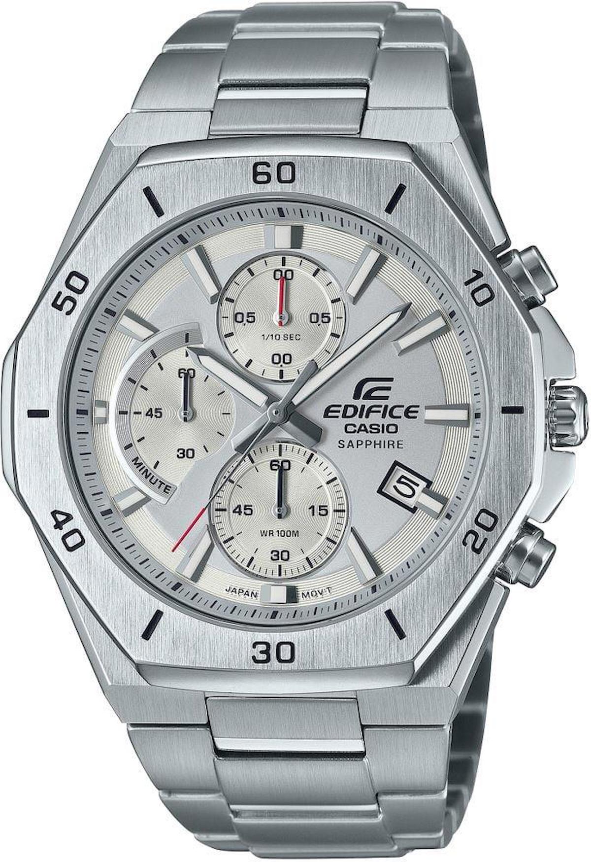 Casio EFB-680D-7AVUDF Takvimli Çelik Kordon Analog Kol Saati