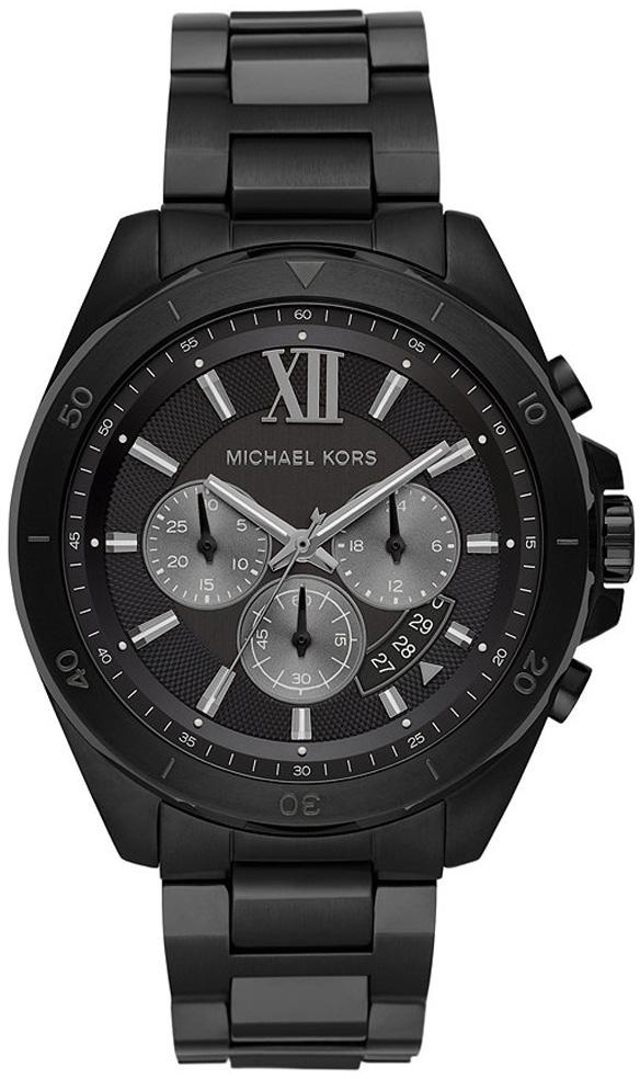 Michael Kors MK8858 Takvimli 45 mm Siyah Çelik Kordon Analog Erkek Kol Saati