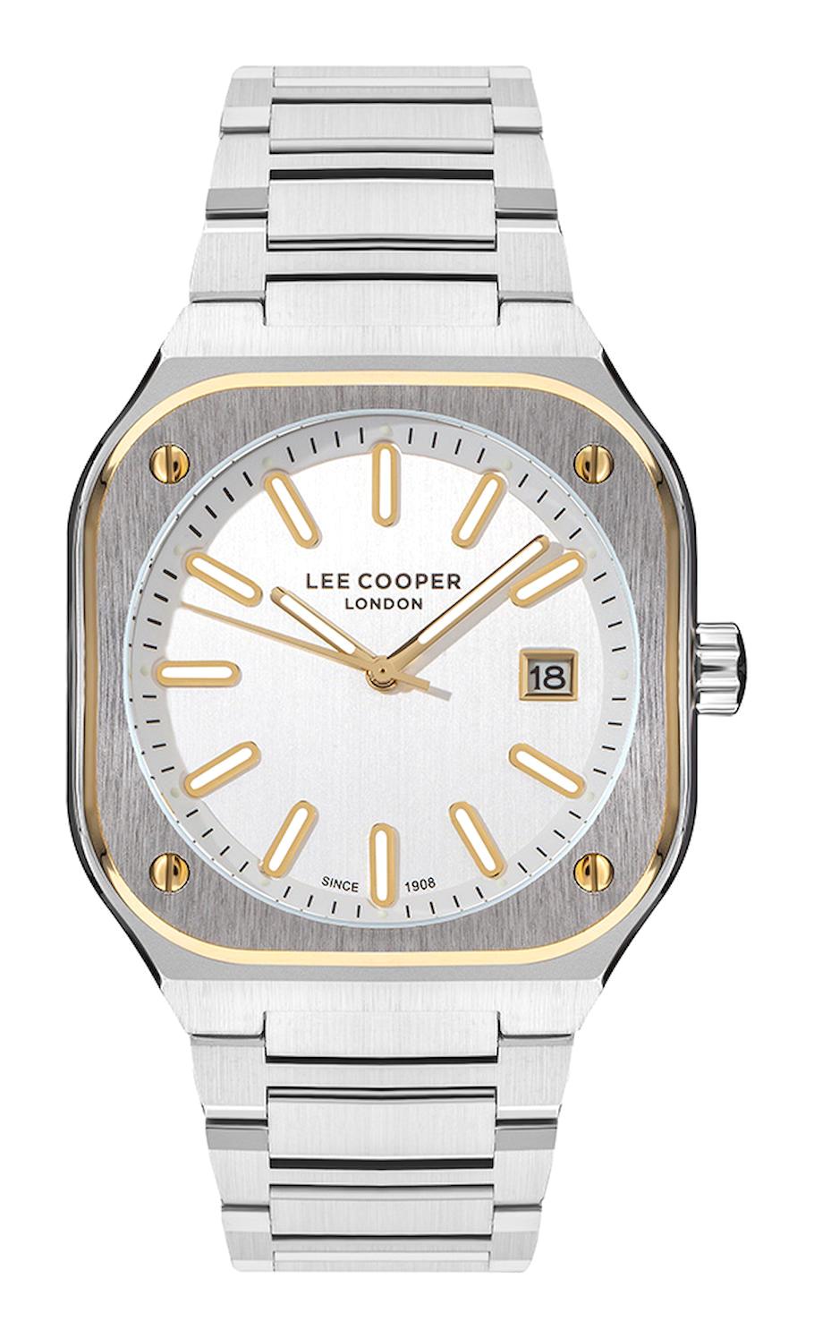 Lee Cooper LC07616.230 Takvimli Metal Kordon Analog Erkek Kol Saati