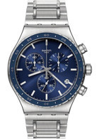 Swatch YVS496G Takvimli 44 mm Çelik Kordon Analog Erkek Kol Saati