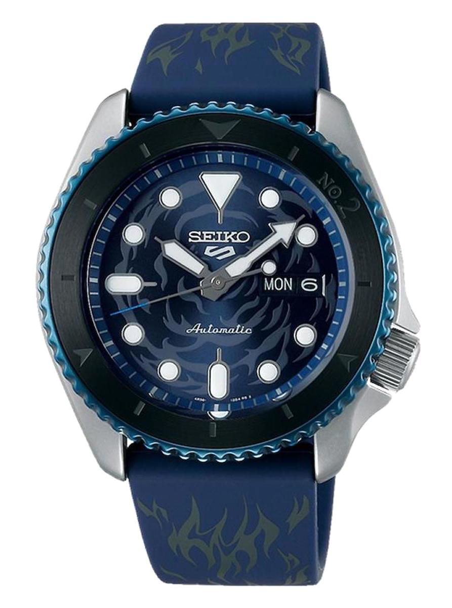 Seiko SRPH71K Takvimli 43 mm Lacivert Silikon Kordon Analog Erkek Kol Saati