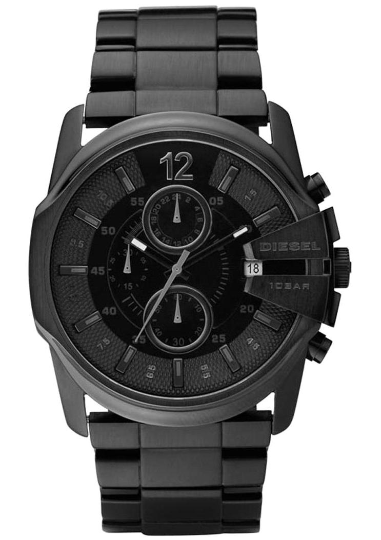 Diesel DZ4180 Takvimli 45 mm Siyah Çelik Kordon Analog Erkek Kol Saati
