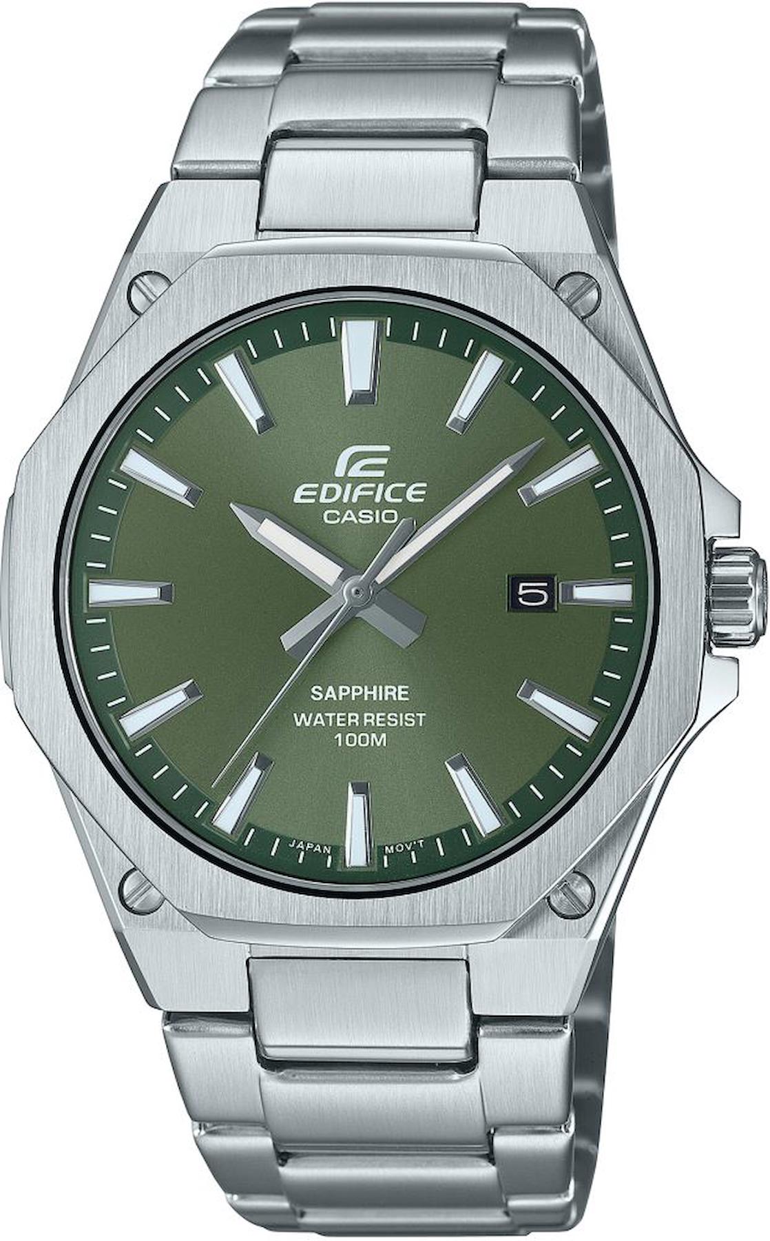 Casio EFR-S108D-3AVUDF Takvimli 39.9 mm Çelik Kordon Analog Erkek Kol Saati