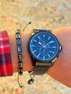 Daniel Klein DK.FT.1.313 Takvimli 40 mm Siyah Çelik Kordon Analog Erkek Kol Saati