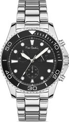 Pierre Cardin 800311F101 Takvimli 46-50 mm Çelik Kordon Analog Kol Saati
