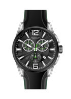 Quantum PWG1076.351 Takvimli 44 mm Siyah Silikon Kordon Analog Erkek Kol Saati