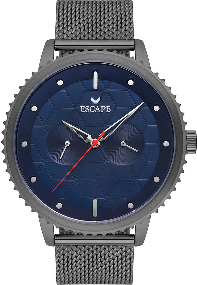 Escape ESCP102305 Füme Çelik Kordon Analog Erkek Kol Saati