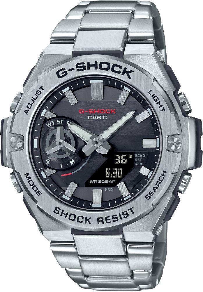 Casio GST-B500D-1A Takvimli 46-50 mm Çelik Kordon Analog Kol Saati