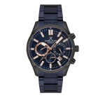 Daniel Klein DKE.1.10628.4 Takvimli 44 mm Lacivert Çelik Kordon Analog Erkek Kol Saati
