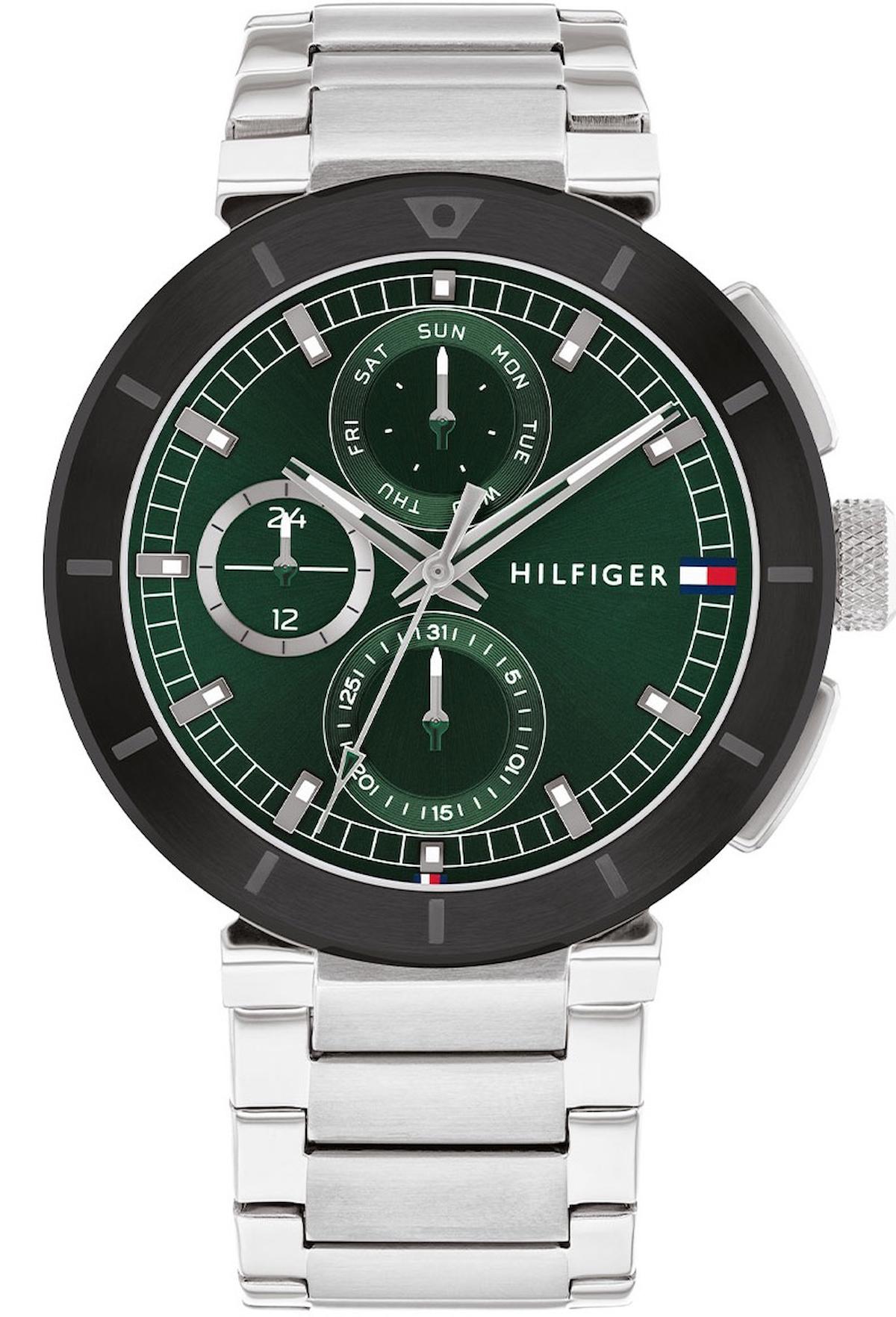 Tommy Hilfiger TH1792117 Takvimli 44 mm Çelik Kordon Analog Erkek Kol Saati