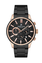 Daniel Klein DKE.1.10589.4 Takvimli 45 mm Siyah Metal Kordon Analog Erkek Kol Saati