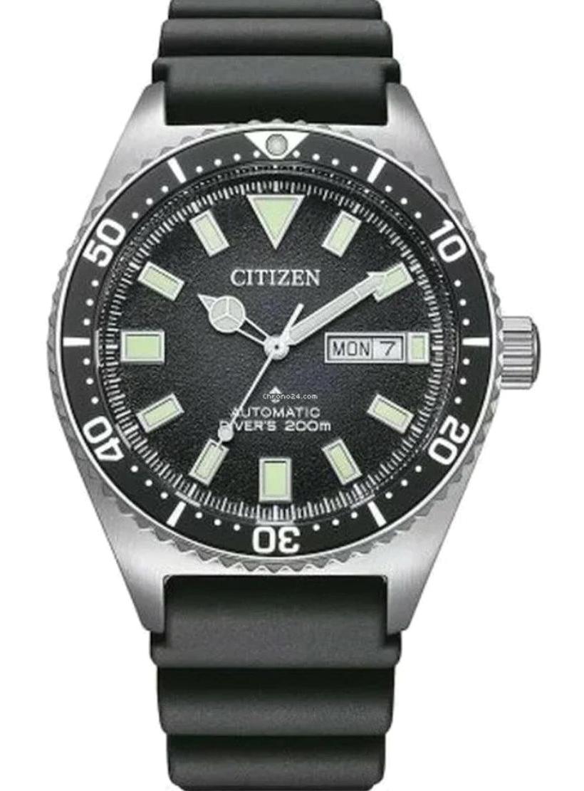 Citizen NY0120-01E Takvimli 41 mm Siyah Silikon Kordon Analog Erkek Kol Saati
