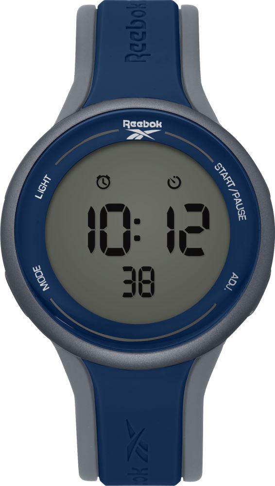 Reebok RV-ELG-G9-PSIN-WN 43 mm Gri-Mavi Plastik Kordon Analog Erkek Kol Saati
