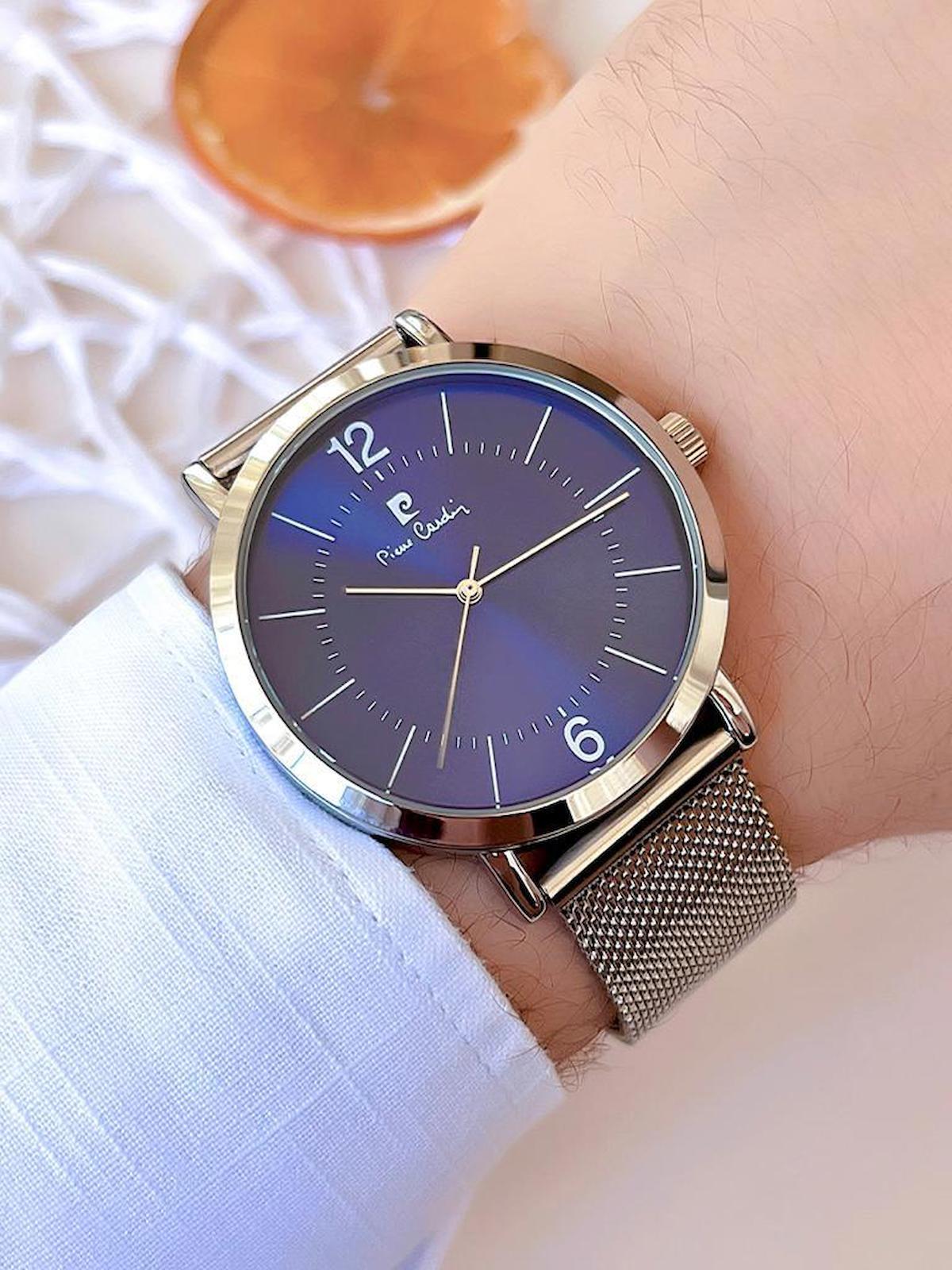 Pierre Cardin BLKT.2.621 Çelik Kordon Analog Erkek Kol Saati