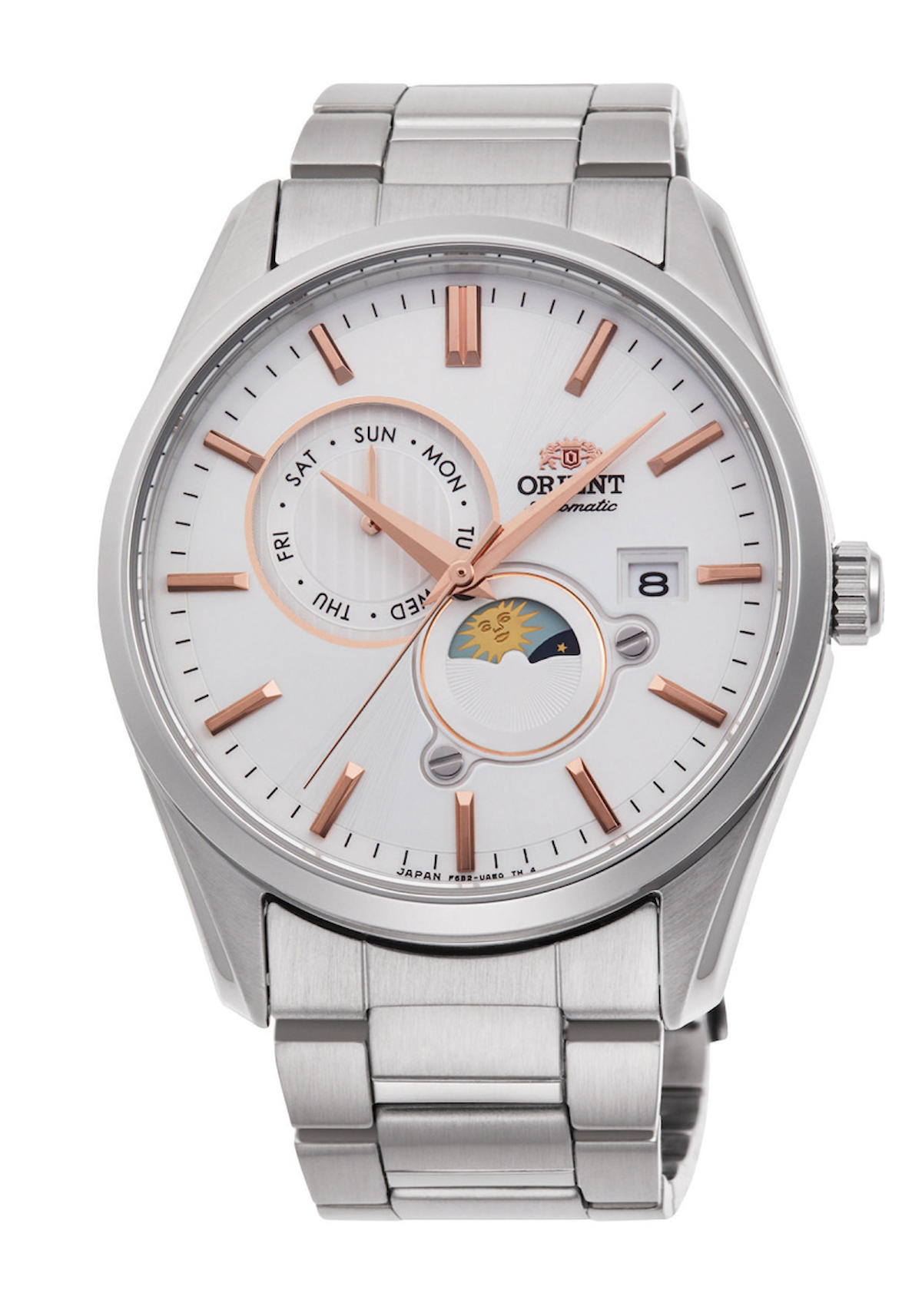 Orient RA-AK0306S10B Takvimli 42 mm Çelik Kordon Analog Erkek Kol Saati