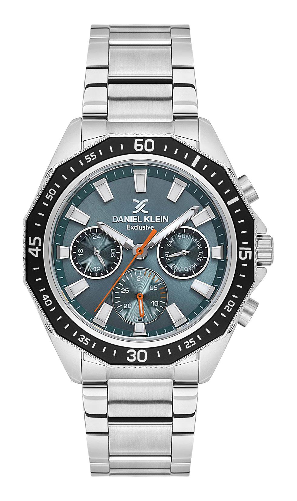 Daniel Klein DKE.1.10637-3 Takvimli 44 mm Çelik Kordon Analog Erkek Kol Saati