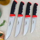 Lazbisa Soft Grip 4 Parça Mutfak Bıçak Seti Et Ekmek Sebze Meyve Bıçak ( No: 0-1-2-3 ) ( Abs Kaymaz Sap )