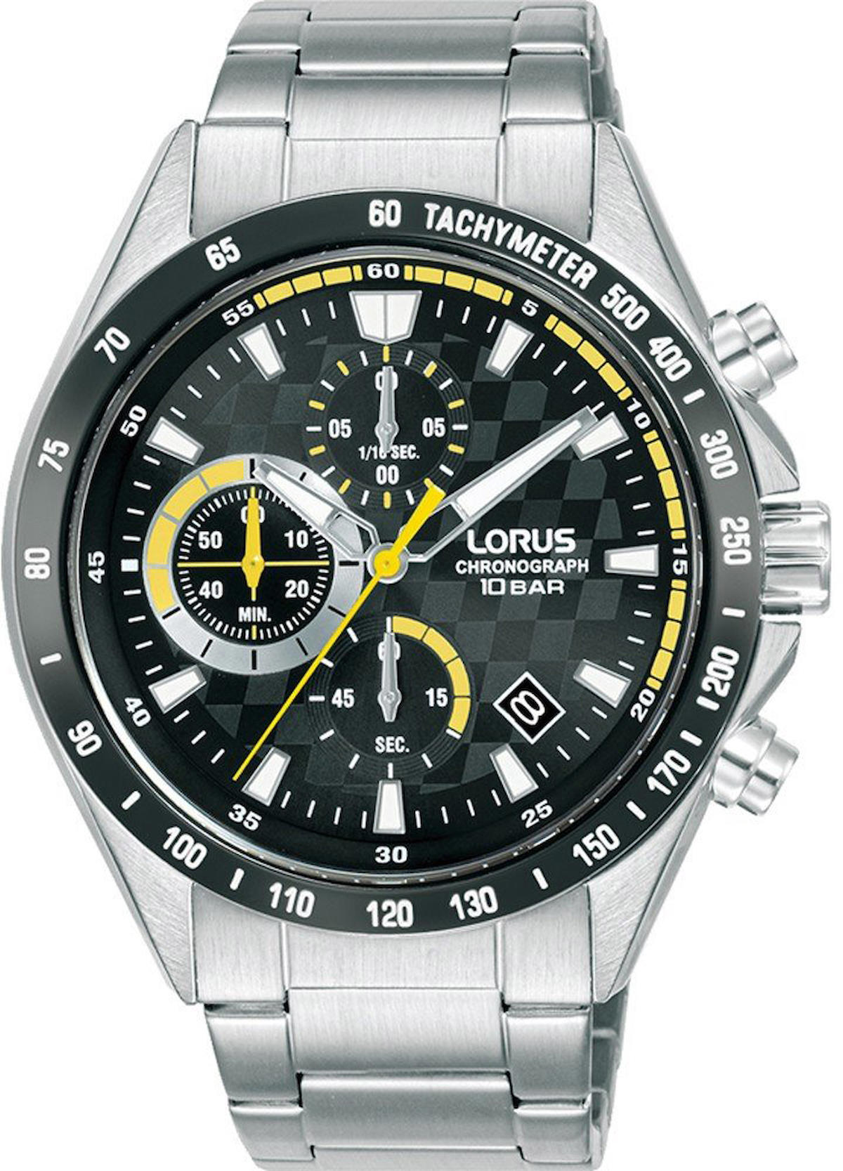 Lorus RM313JX9 Takvimli 44 mm Çelik Kordon Analog Erkek Kol Saati