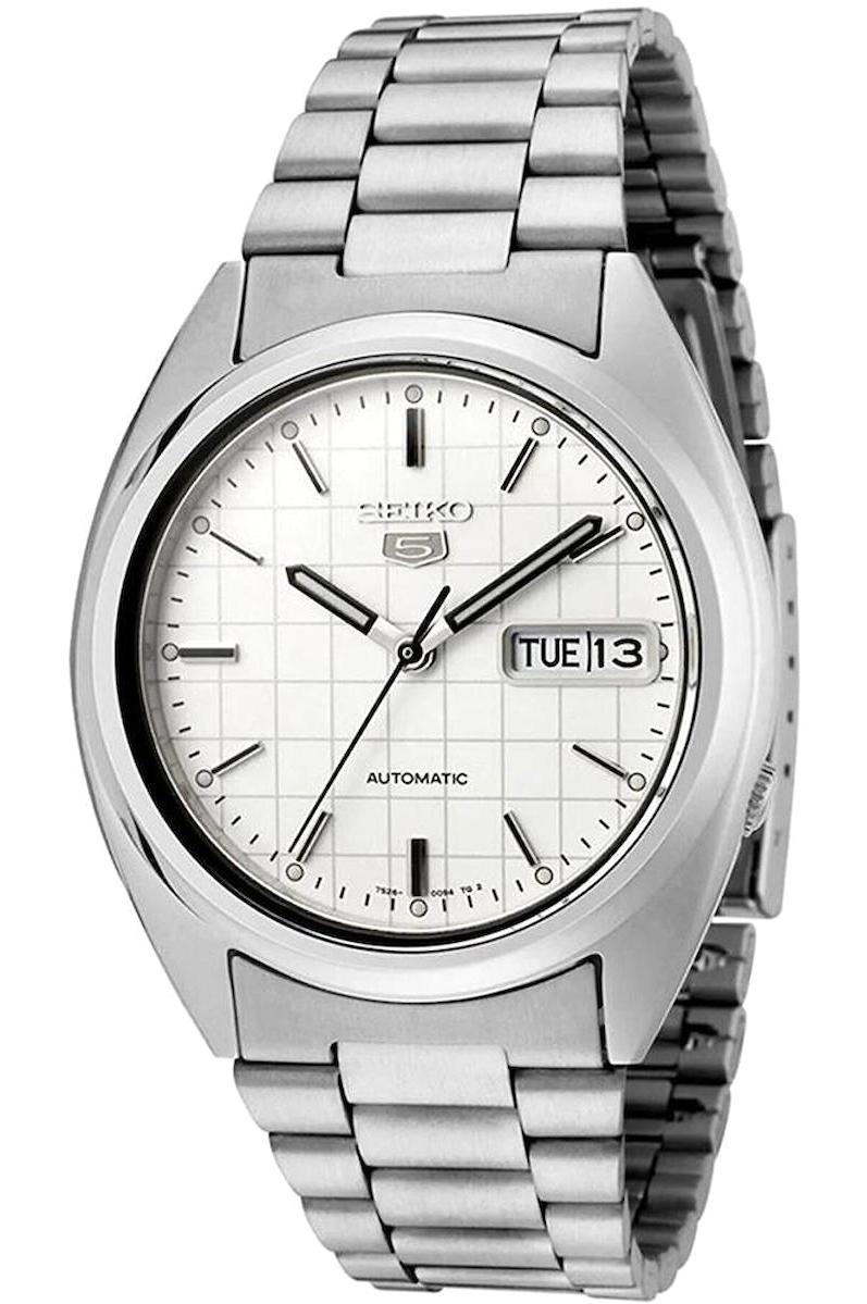Seiko SNXF05K1 Takvimli 38 mm Çelik Kordon Analog Erkek Kol Saati