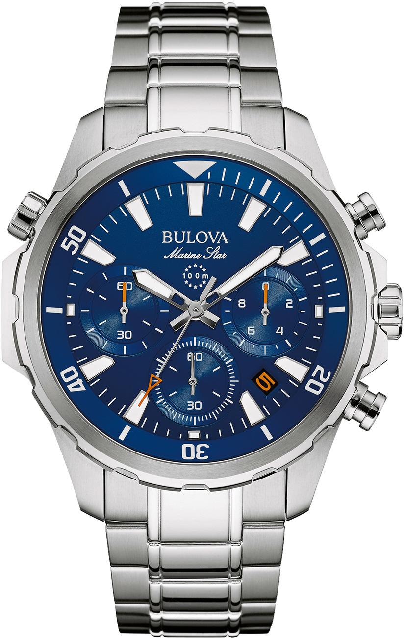 Bulova 96B256 Takvimli 43 mm Çelik Kordon Analog Kol Saati