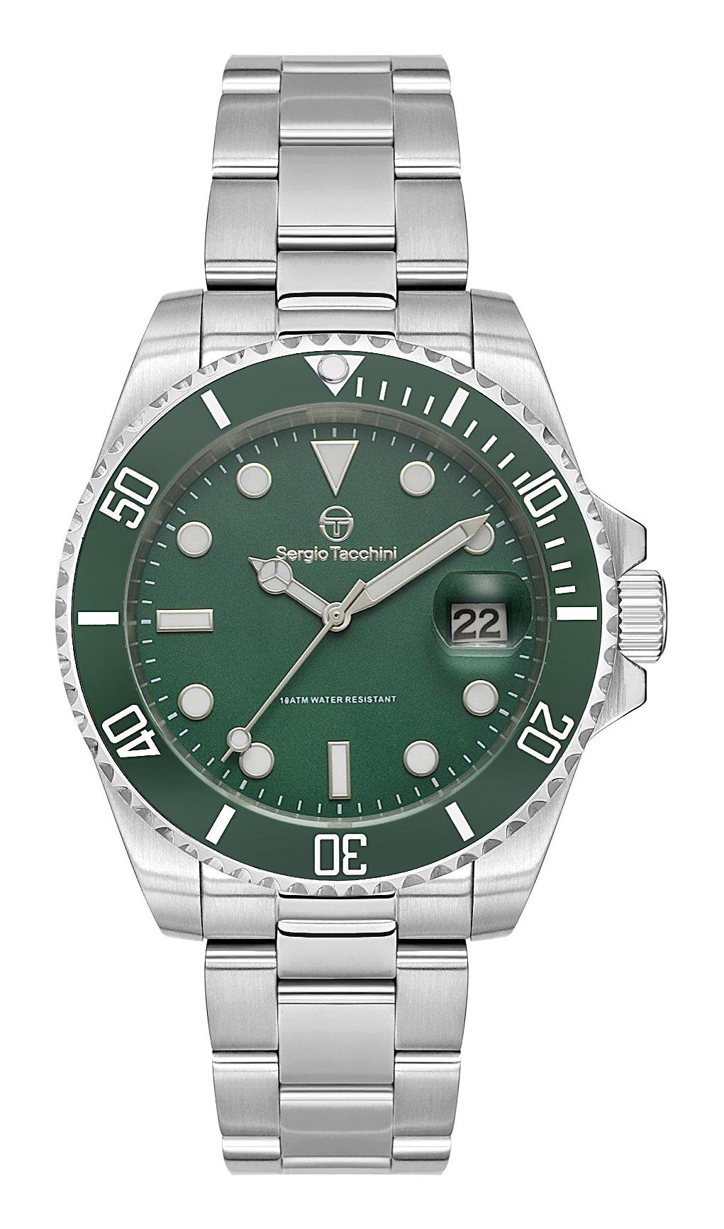 Sergio Tacchini ST.4.10001.4 Takvimli 45 mm Çelik Kordon Analog Erkek Kol Saati