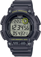 Casio WS-2100H-8AVDF Takvimli Siyah Plastik Kordon Dijital Erkek Kol Saati