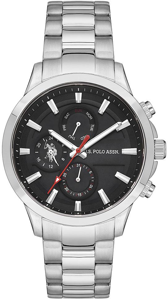 U.S. Polo Assn USPA1035-03 Takvimli 45 mm Çelik Kordon Analog Erkek Kol Saati